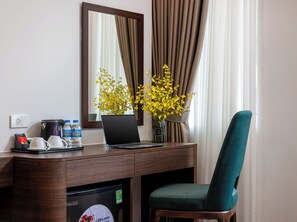 Phòng đôi hoặc 2 giường đơn Executive, quang cảnh thành phố | 1 phòng ngủ, bàn, khu vực làm việc phù hợp cho laptop, phòng cách âm 