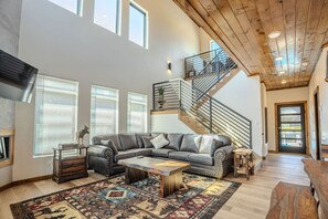 TV, fireplace, video games, printers