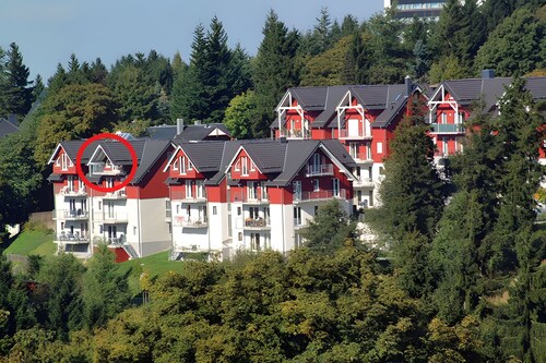 Ferienwohnung 'Tannenblick 7-5' mit Bergblick, Balkon und Wi-Fi