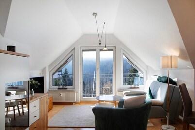 Holiday Apartment 'Tannenblick 7-5' with Mountain View, Balcony and Wi-Fi