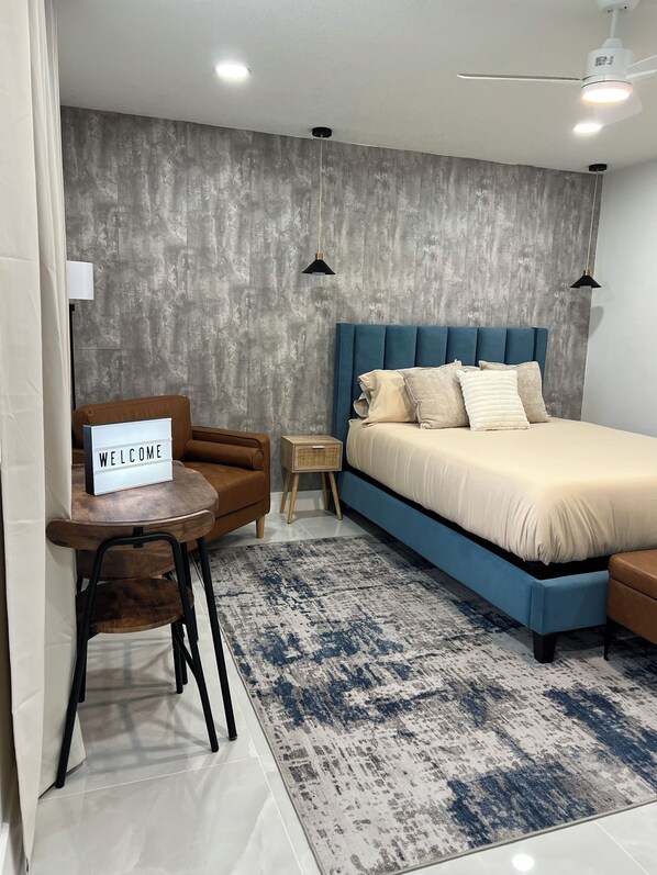 1 bedroom, iron/ironing board, free WiFi, bed sheets