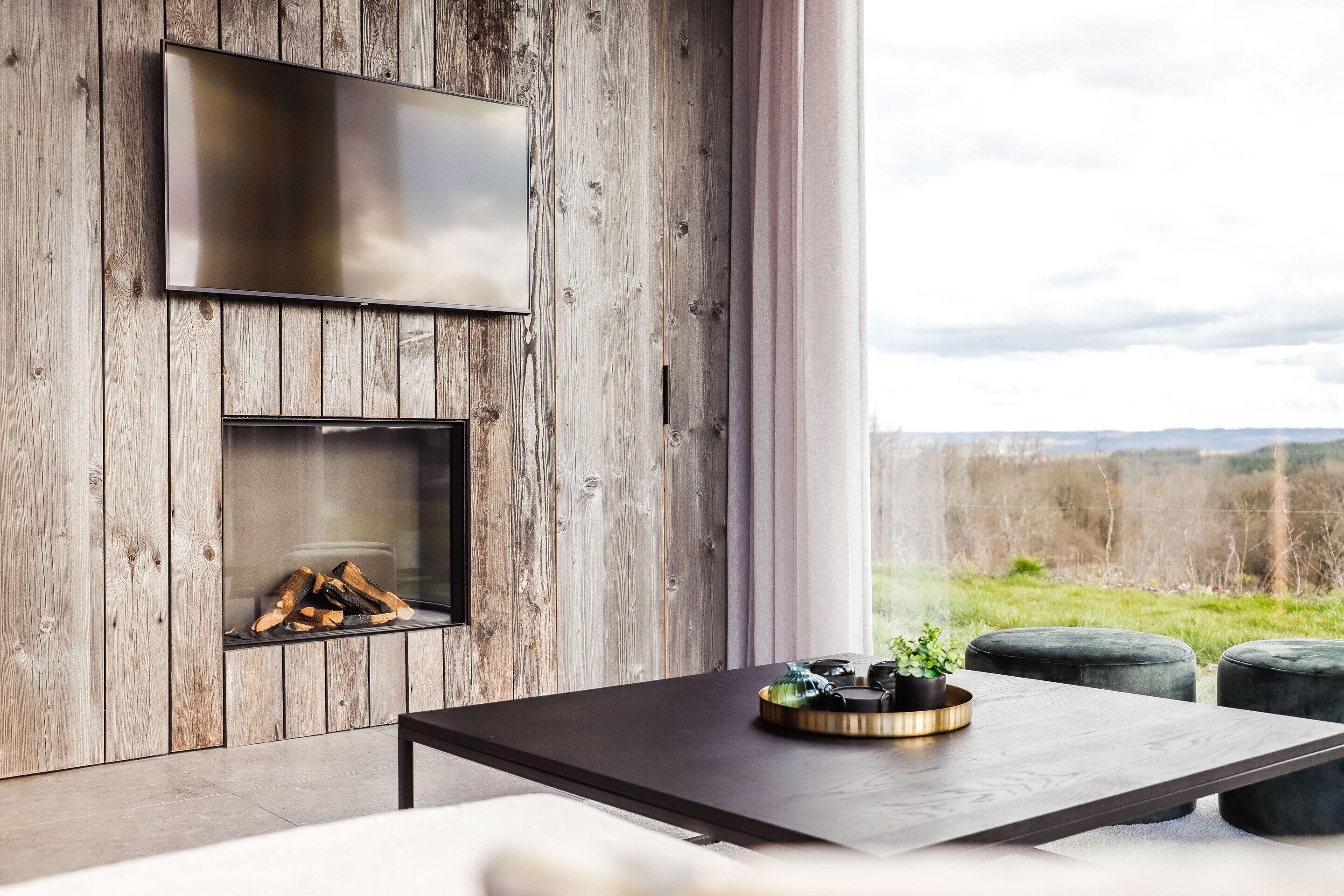 House | Living room | Fireplace