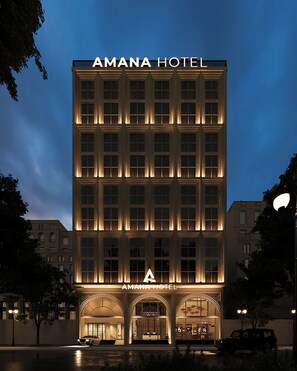 Front of property - evening/night