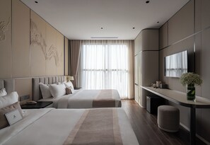 Triple Room, City View | In-room safe, free WiFi, bed sheets - Amana Hotel Phan Thiet (Phan Thiet)