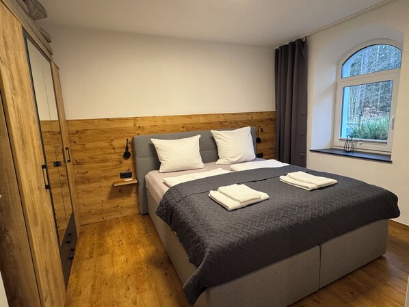 2 bedrooms, iron/ironing board, WiFi, bed sheets - Vacation home Bimmelbahn track 2 (Olbersdorf)