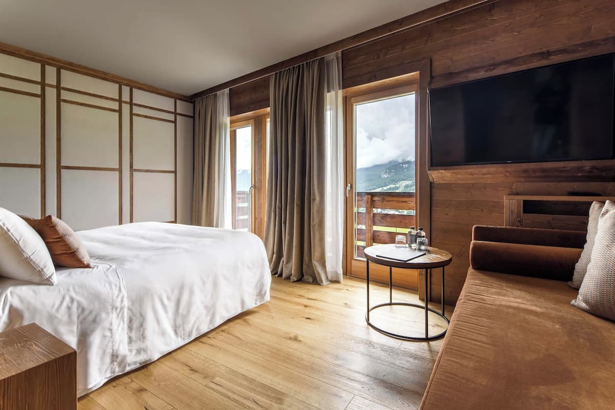 Chambre Triple Deluxe, balcon, vue montagne