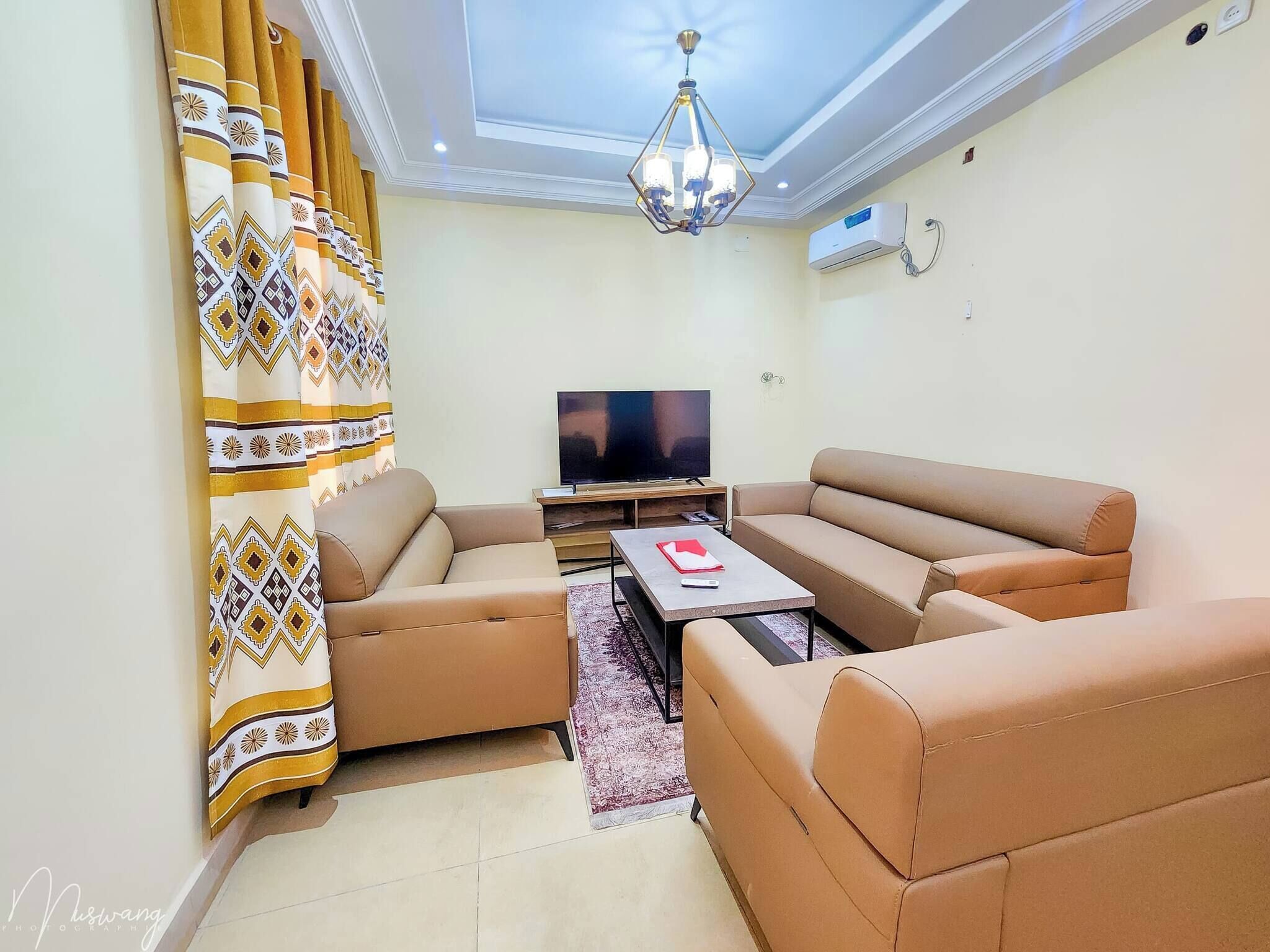 Apartamento, 3 habitaciones, fumadores, balcón | Sala de estar