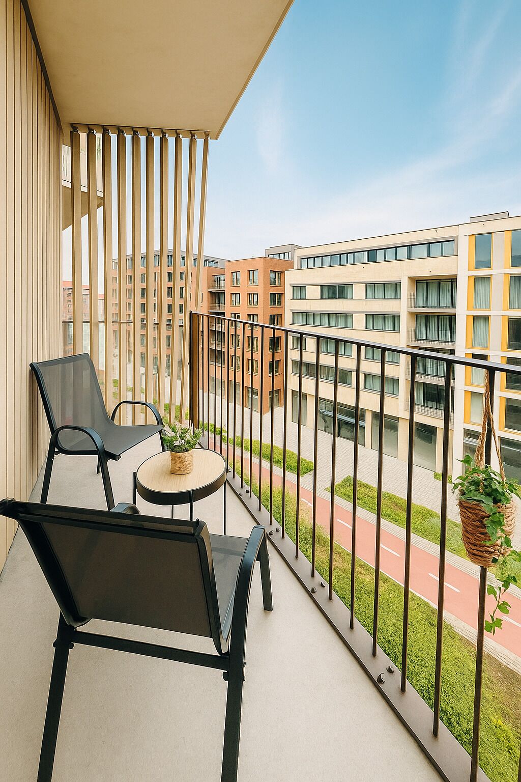 Luxury-Apartment, 2 Schlafzimmer | Terrasse/Patio
