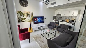 Villa, 1 slaapkamer, toegankelijk voor mindervaliden, roken | Woonkamer