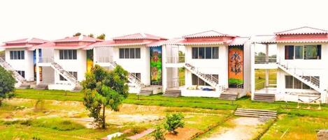 Majoituspaikan julkisivu