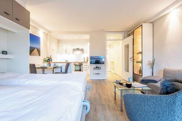 Strykejern/-brett, wi-fi (inkludert) og sengetøy