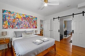 4 makuuhuonetta, silitysrauta/-lauta, Wi-Fi, vuodevaatteet