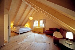 TV, fireplace, video games, offices