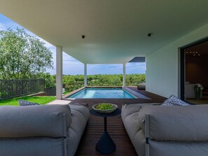 Seasonal outdoor pool
