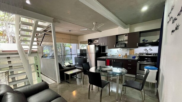 Condo, 2 Bedrooms, Patio, Garden View | Living room - Beautiful Spacious Loft 2 Bedrooms 2 Full Baths 2 car Garage in Downtown (Uruca)
