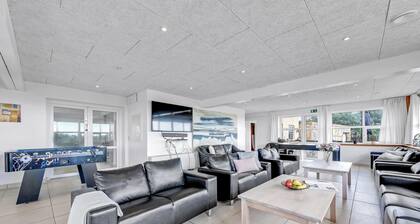 40-person holiday home, with large pool area and panoramic views of the.