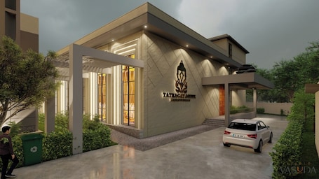 Fachada de la propiedad