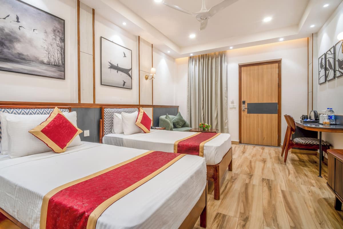 Chambre Premium | Bureau, espace de travail pour ordinateur portable