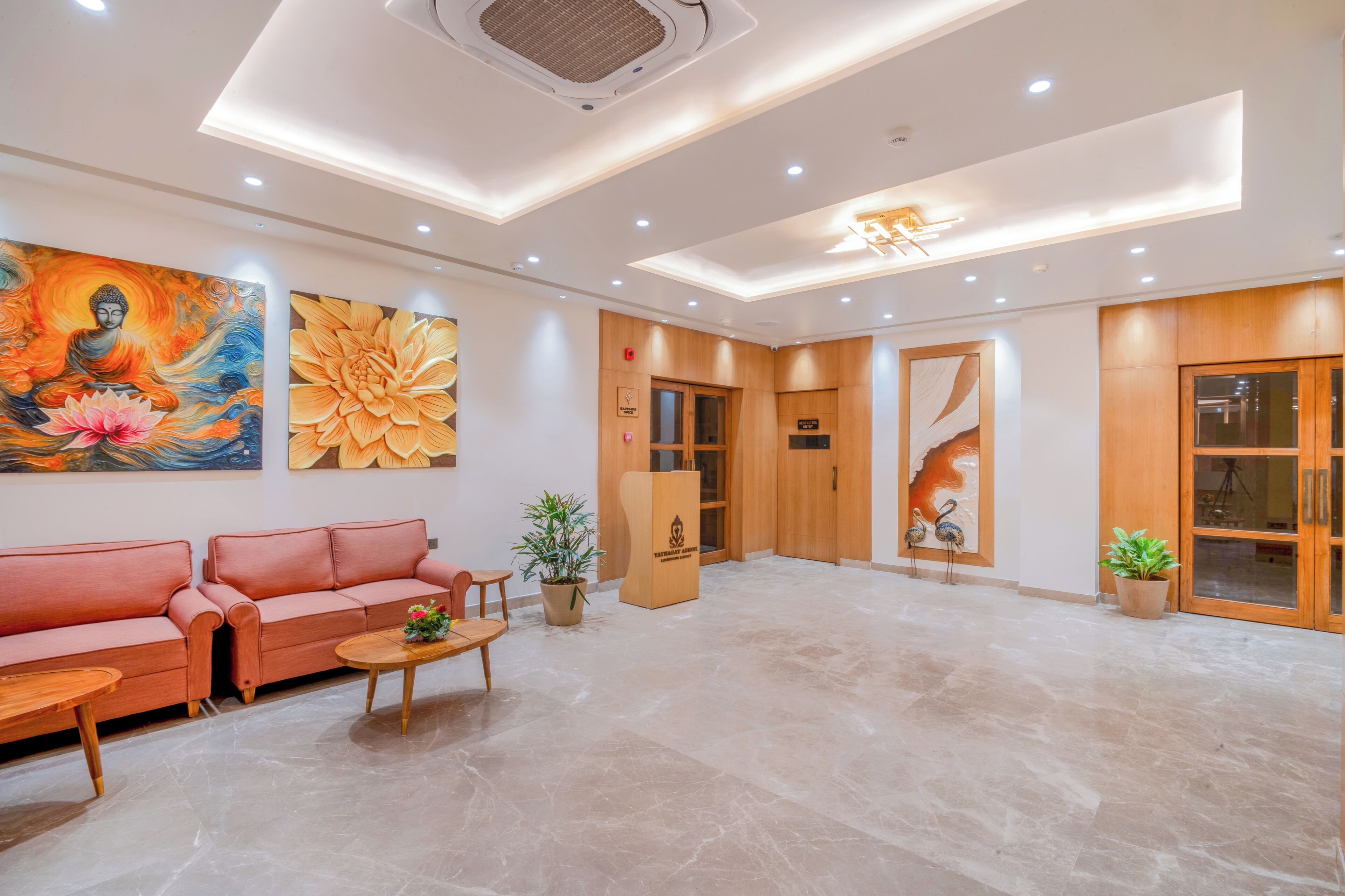 Khu tiếp khách ở sảnh