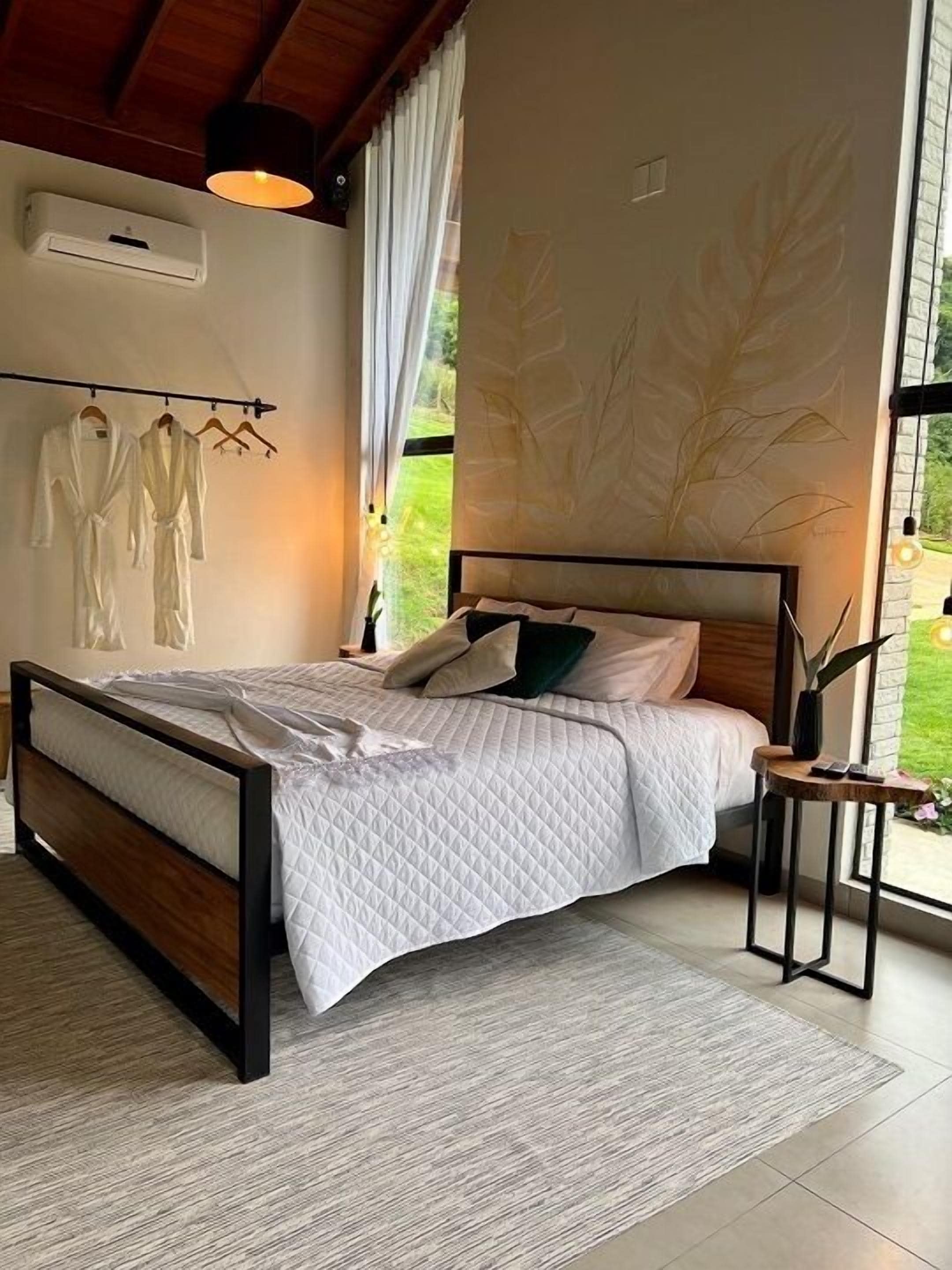 Deluxe-Chalet, Stadtblick | 1 Schlafzimmer, Bettwäsche aus ägyptischer Baumwolle