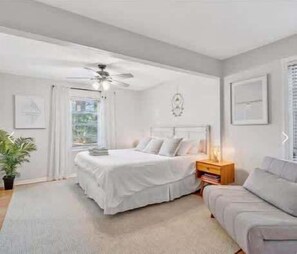 2 chambres, fer et planche à repasser, lit de bébé portatif, Wi-Fi