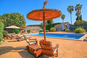 Outdoor pool - Typical Mallorcan villa with private swimming pool (Montuïri)