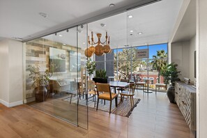 Dining - *New Listing* Luxury condo in downtown Oceanside, washer & dryer! Has heat & AC! SALT Complex (Oceanside)