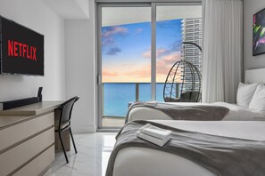 2 chambres, fer et planche à repasser, lit parapluie, Wi-Fi gratuit