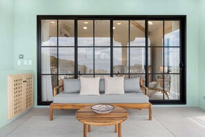 TV, offices - Sophisticated Modern Home w/ Ocean Views, Gorgeous Master Suites & Private Jacuzzi (Las Catalinas)