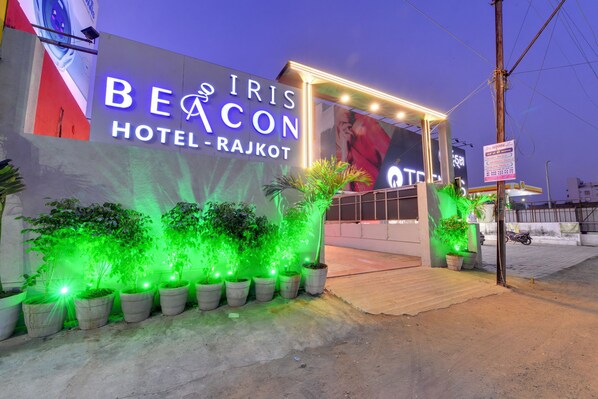 Majoituspaikan julkisivu