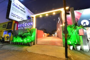 Majoituspaikan julkisivu