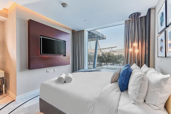 Premium Apartment, 1 Bedroom | 1 bedroom, in-room safe, individually decorated, individually furnished - bnbme | Damac Resi (1 Bedroom) (Riyadh)