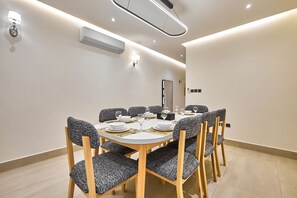 Premium Apartment, 3 Bedrooms | Dining room - bnbme | Riviera-A5 | 3 Bdr (Riyadh)