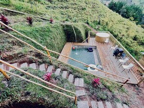 Suite Luxe, balcon, vue jardin | Terrasse/Patio