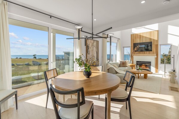 Dining - Oceanfront Pocasset Home: Beach, Hot Tub & Fire Pit (Bourne)