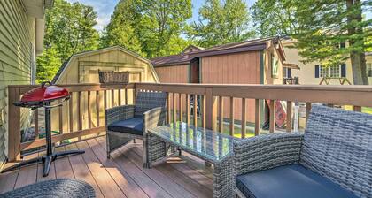 Waterfront Tawas Lake Retreat w/ Fire Pit!