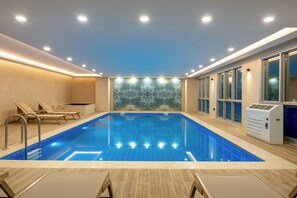 Indoor pool, outdoor pool