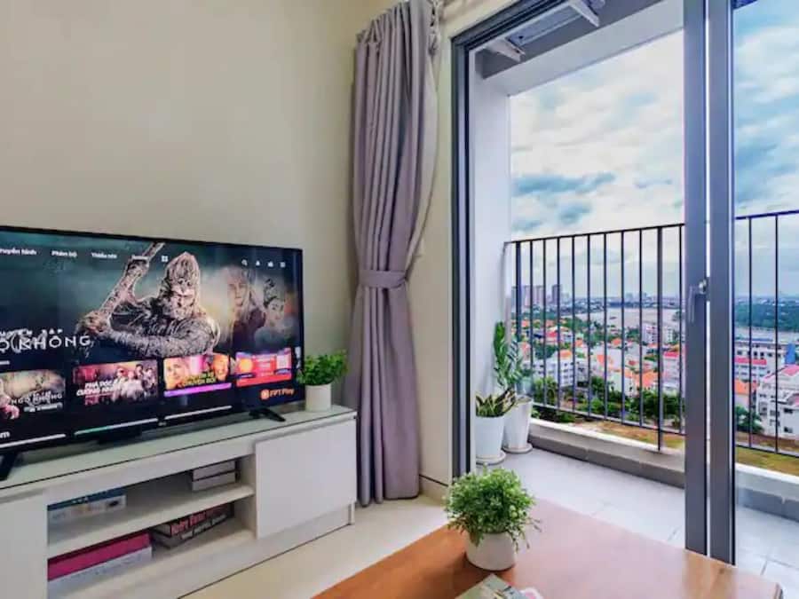 Deluxe Apartment, 3 Bedrooms, Balcony, City View | Memory-foam beds, desk, laptop workspace, blackout curtains