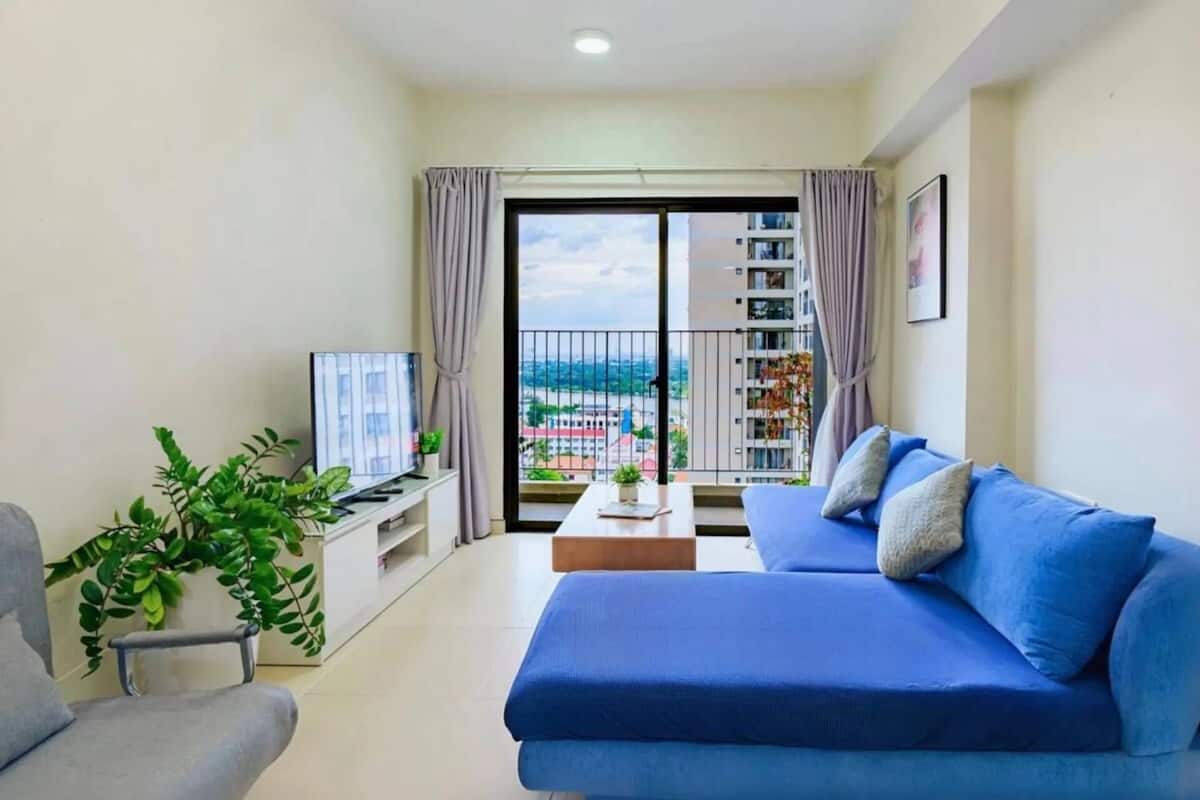 Deluxe Apartment, 3 Bedrooms, Balcony, City View | 1 bedroom, memory-foam beds, desk, laptop workspace
