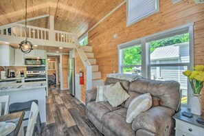 Interior - Lakeside Tiny Home Retreat w/ Pool & Hot Tub (Morganton)