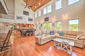 House (3 Bedrooms) | Interior - 3,000 Sq Ft A-frame Home on Kentucky Lake w/ Dock! (New Concord)