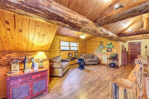 House (3 Bedrooms) | Interior - Fish, Boat & Hike: Pet-friendly Cabin in Arkansas (Murfreesboro)