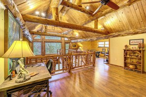 House (3 Bedrooms) | Interior - Fish, Boat & Hike: Pet-friendly Cabin in Arkansas (Murfreesboro)
