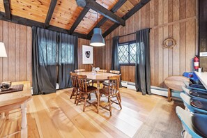 Chalet, 3 Bedrooms | Dining - Charming Alpine Retreat Near Attitash Ski Mountain 3 Bedroom Chalet (Glen)
