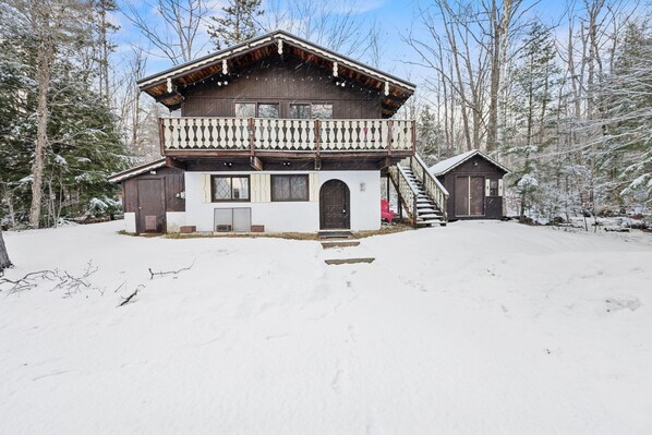 Chalet, 3 Bedrooms | Exterior - Charming Alpine Retreat Near Attitash Ski Mountain 3 Bedroom Chalet (Glen)