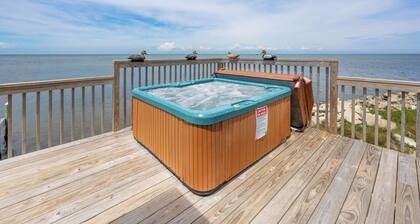 Soundfront Home in Frisco with Hot Tub, Private Dock and Windsurfing Access