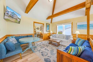 Smart TV, table football, books