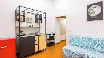 Apartamento | Cocina privada | Hervidor eléctrico y tostadora