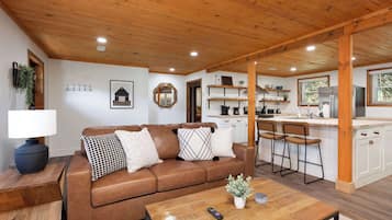 TV, fireplace, offices