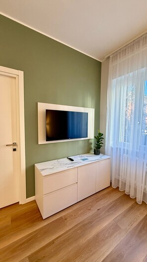 公寓, 1 張加大雙人床和 1 張沙發床, 廚房, 城市景觀 | 起居區